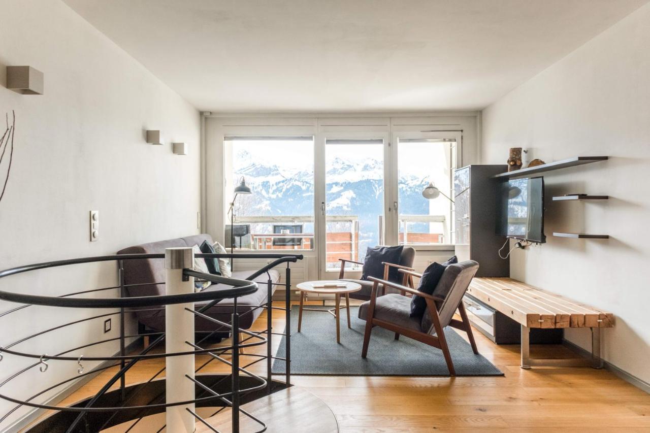 Apartment Alpenrose 2.5 Mit Mitbenutzung Spa & Wellness - Griwa Rent Ag Беатенберг Экстерьер фото