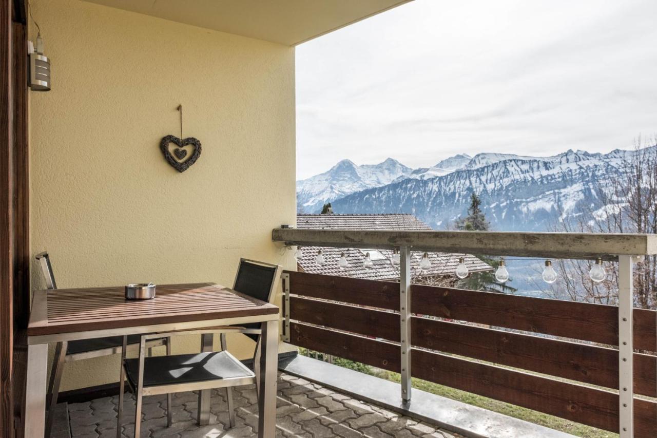 Apartment Alpenrose 2.5 Mit Mitbenutzung Spa & Wellness - Griwa Rent Ag Беатенберг Экстерьер фото